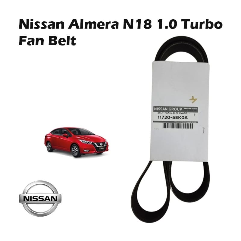 7PK1166 Original Nissan Geniune Almera N18 1.0 Turbo Fan Belt