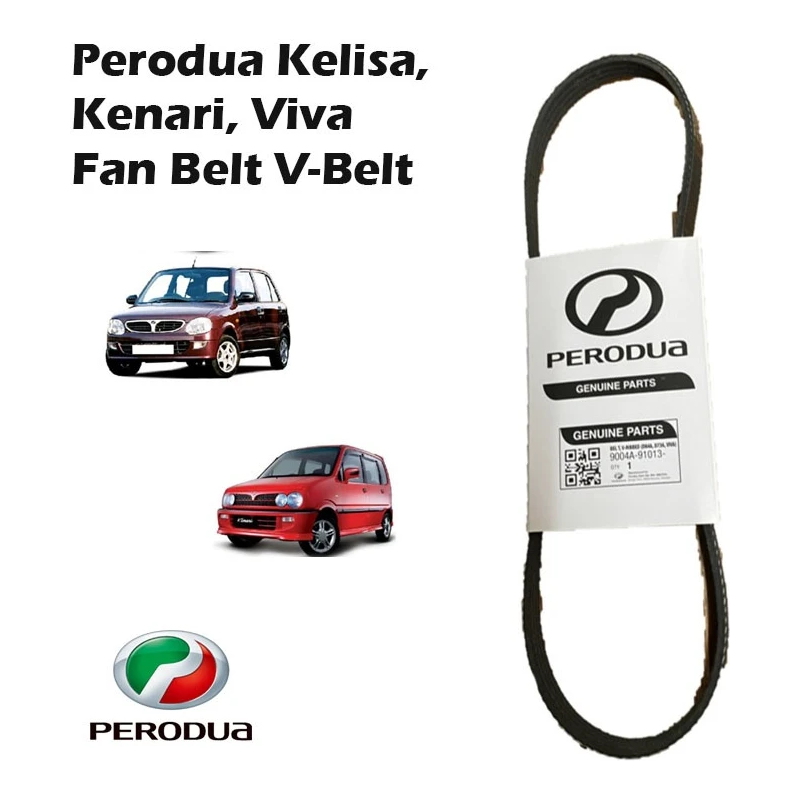 Original Perodua Kelisa, Kenari, Viva Fan Belt V Belt 9004A-91013 (4PK715)