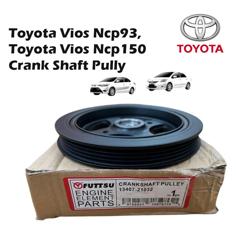 Toyota Vios Ncp93 Ncp150 Crankshaft Pully Hight Quality 13407-21032