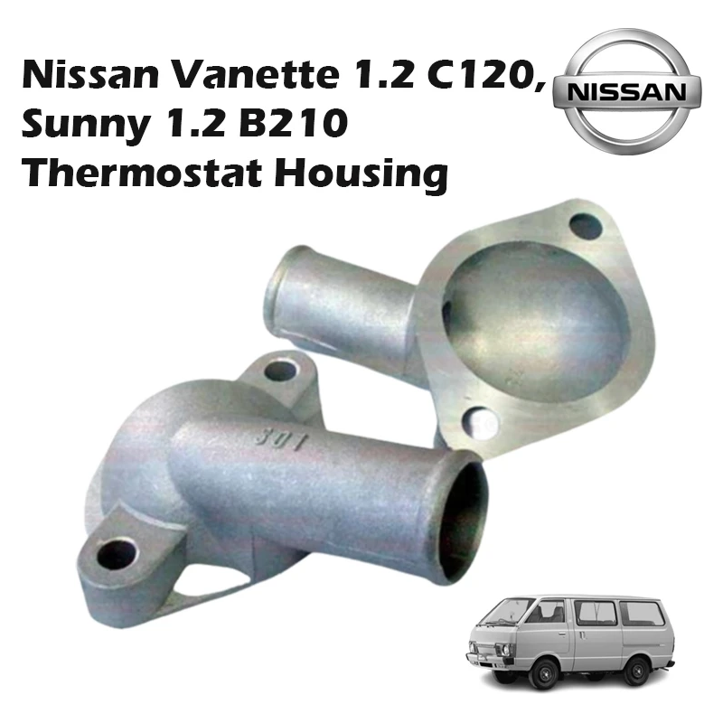 Nissan Vanette 1.2 C120/1.5 C22, Sunny 1.2 B210/B310 Thermostat Housing 11060-H5000