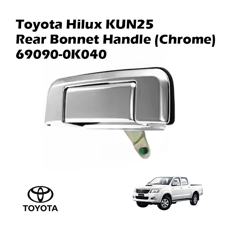 Toyota Hilux KUN25 Rear Bonnet Handle (Chrome) 69090-0K040