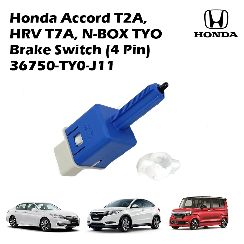 Honda Accord T2a, City T9a, Jazz T5a, Hrv T7a, N-Box Tyo Brake Switch (4 Pin) 36750-TY0-J11