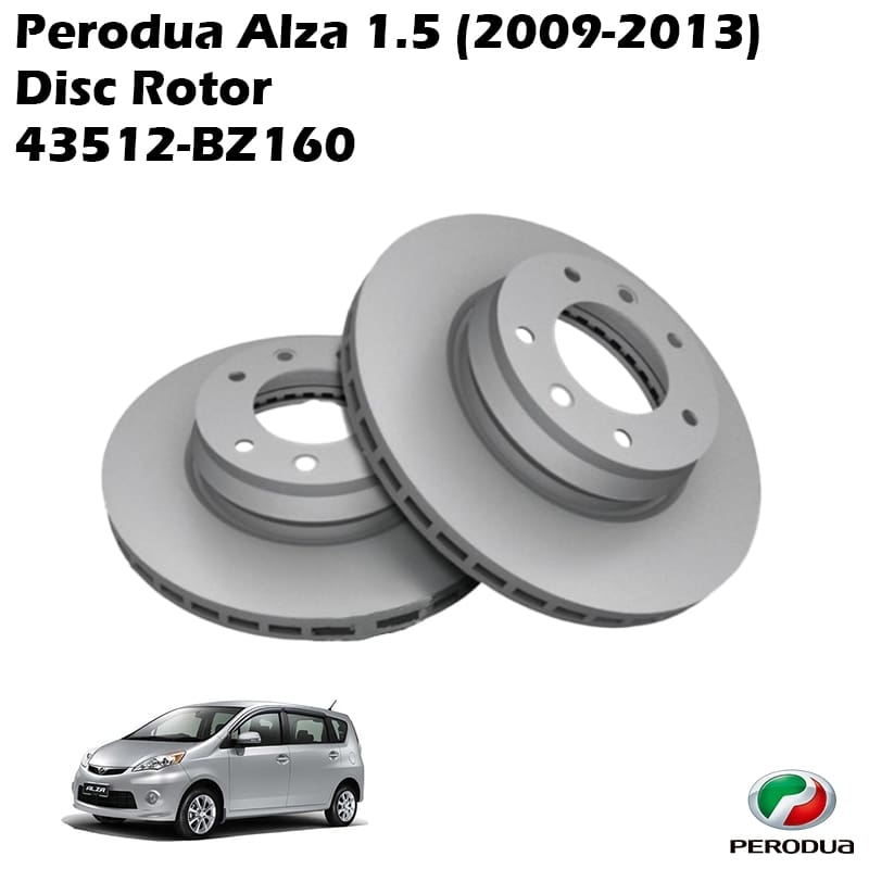 Perodua Alza 1.5 (2009-2013) Disc Rotor 43512-BZ160