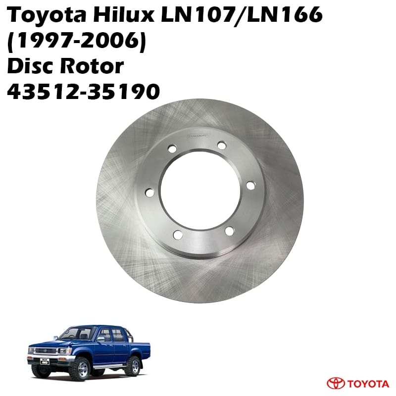 Toyota Hilux LN107/LN166 (1997-2006) Disc Rotor 43512-35190