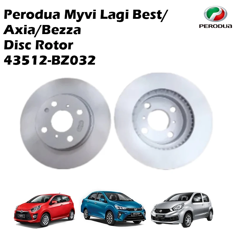 Perodua Myvi Lagi Best/Axia/Bezza Disc Rotor 43512-BZ032