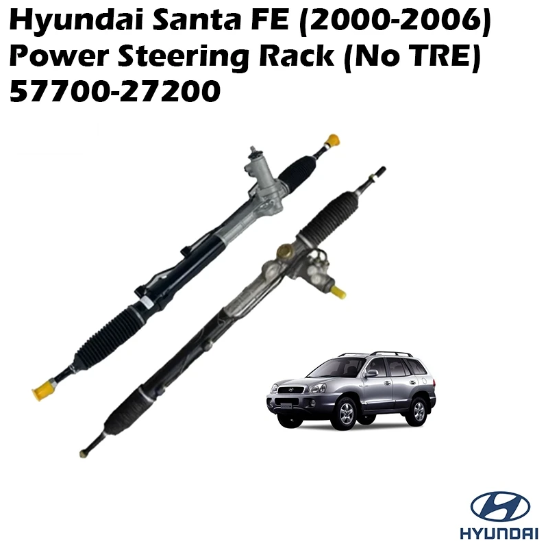 Hyundai Santa FE (2000-2006) Power Steering Rack (No TRE) 57700-27200