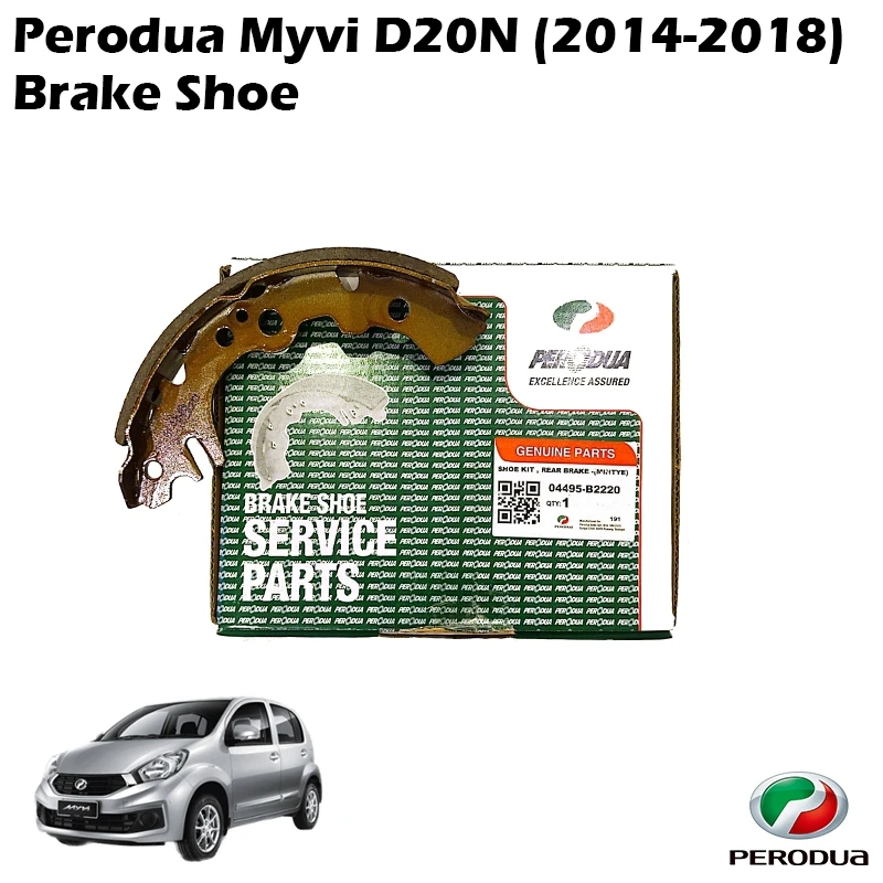 Perodua Myvi D20N (2014-2018) Rear Brake Shoe (Oem)