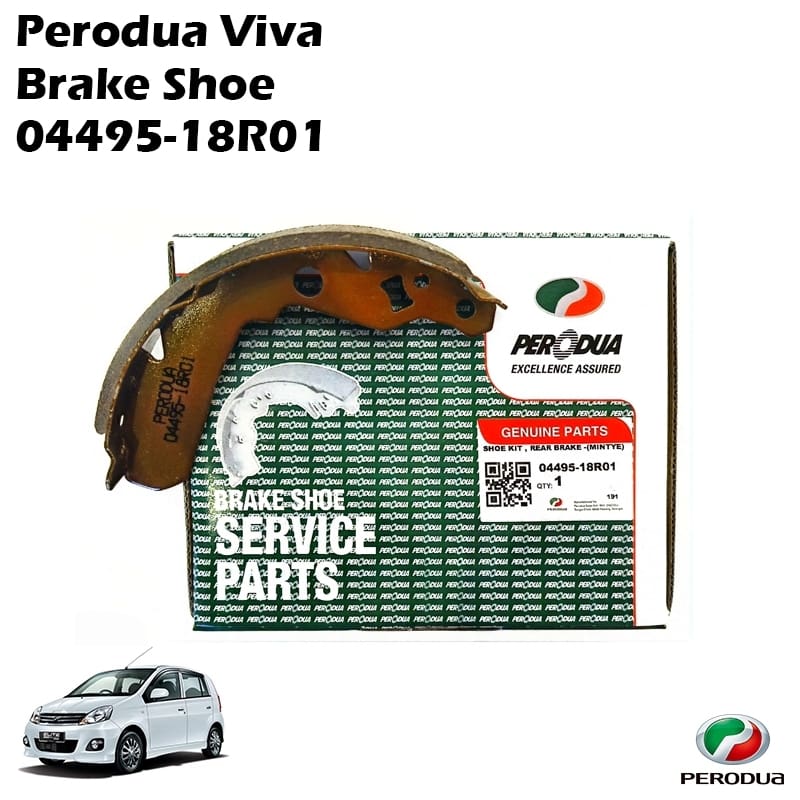 Perodua Viva Rear Brake Shoe 04495-18R01(OEM)