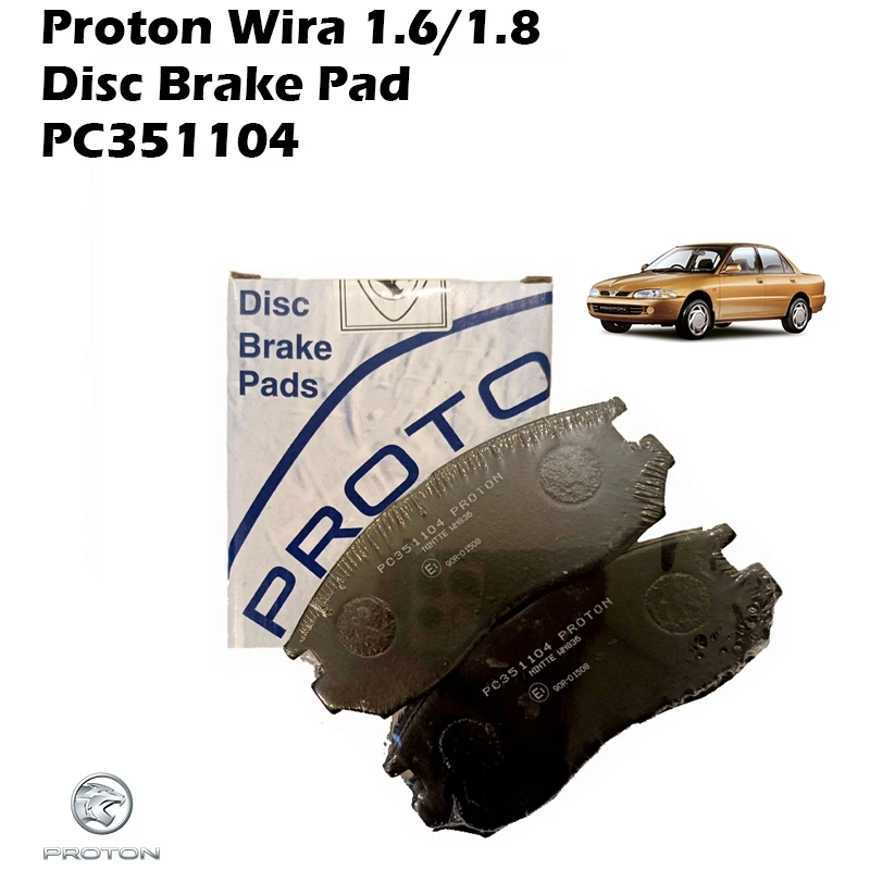 Proton Wira 1.6/1.8 Disc Brake Pad PC351104 (OEM)