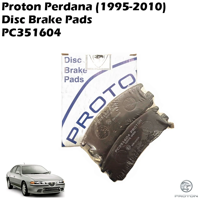 Proton Perdana (1995-2010) Disc Brake Pads PC351604 (OEM)