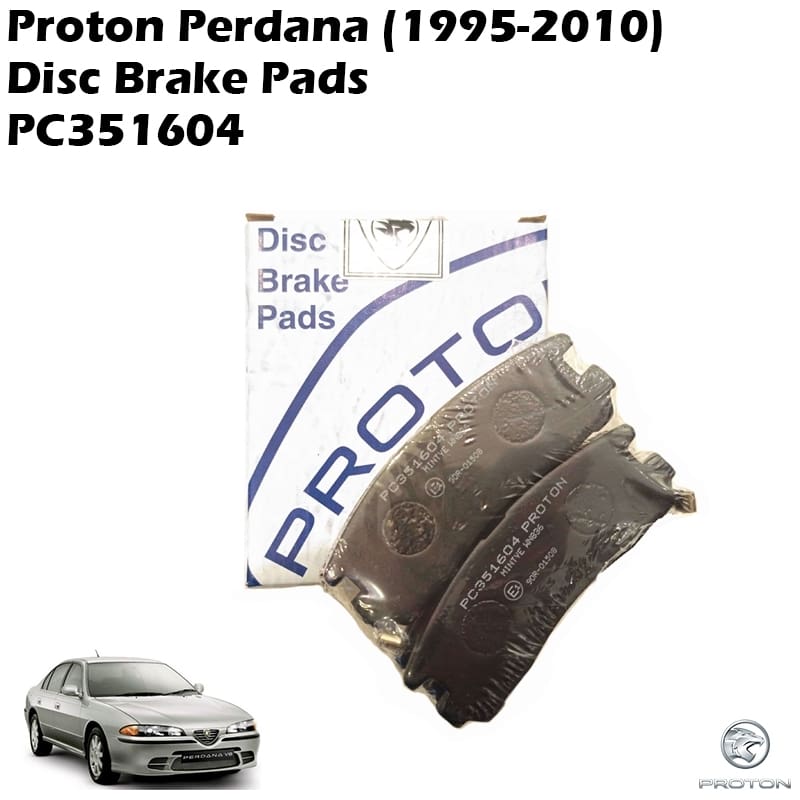 Proton Perdana (1995-2010) Disc Brake Pads PC351604 (OEM)