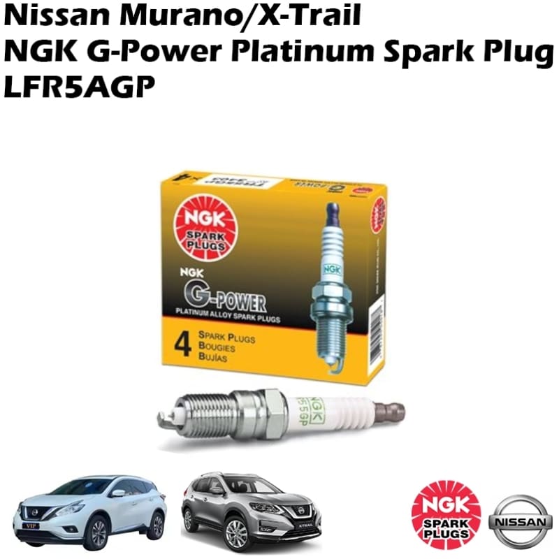 Nissan Murano X-Trail NGK G-Power Platinum Spark Plug LFR5AGP
