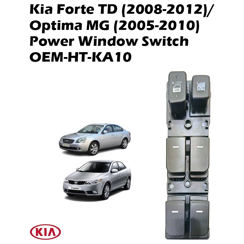 Kia Forte 1.6 (2008-2012) Optima MG k5 (2005-2010) Power Window Main Switch