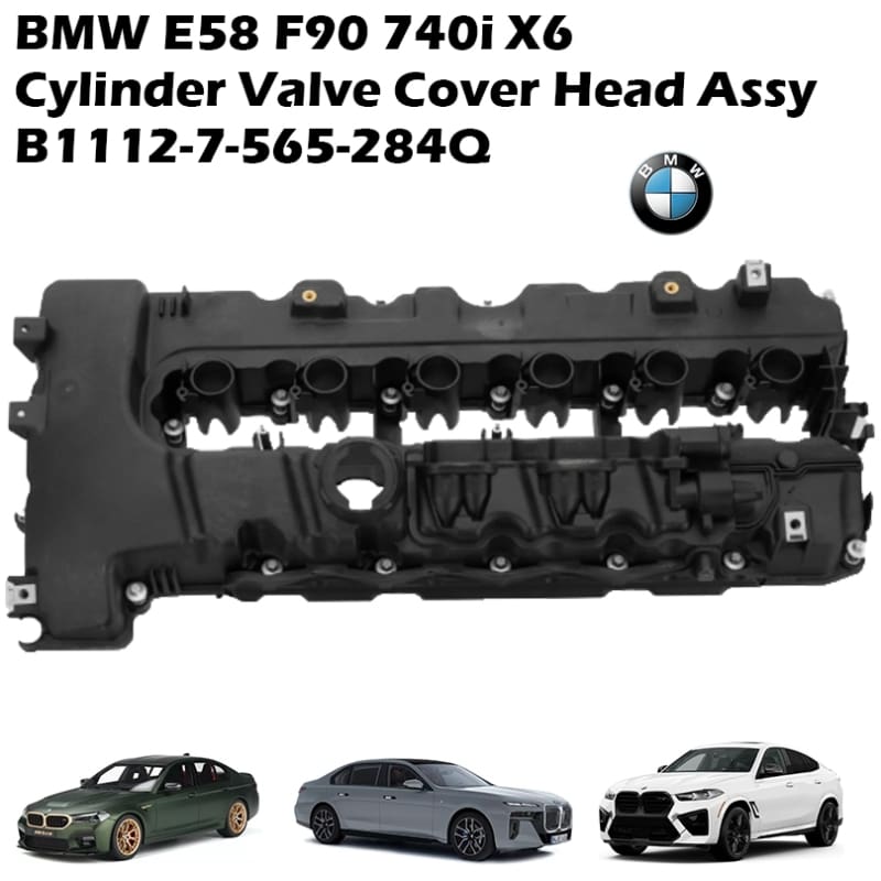 BMW E58 F90 740i X6 Cylinder Valve Cover Head Assy B1112-7-565-284Q