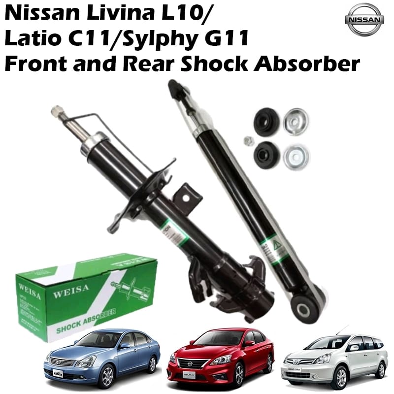 Nissan Livina L10 Latio C11 Sylphy G11 Front and Rear Shock Absorber