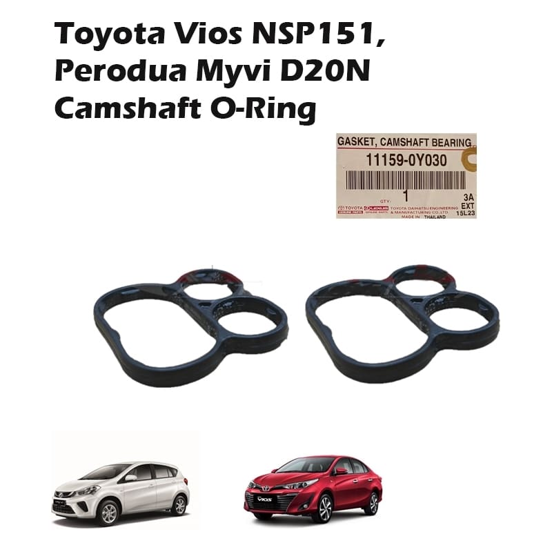 Original Toyota Vios NSP151, Perodua Myvi D20N Camshaft O-Ring