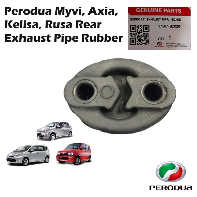 Original Perodua Geniune Myvi, Axia, Kelisa, Rusa Rear Exhaust Pipe Rubber