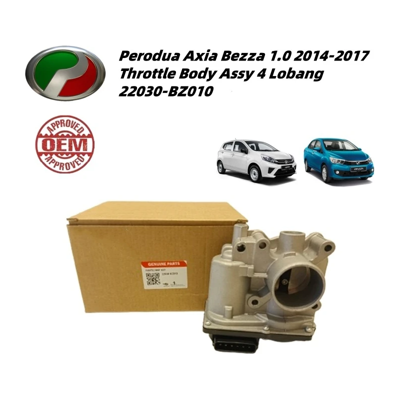 Perodua Axia Bezza 2014-2016 Throttle Body Assy 4 Lobang 22030-BZ010