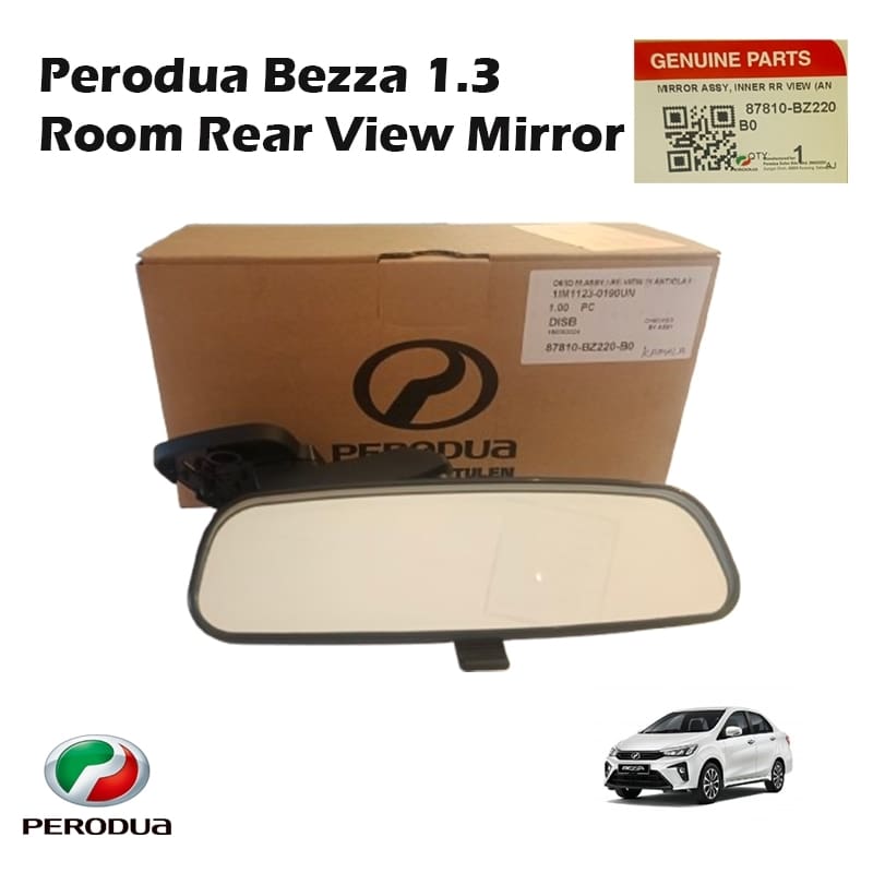 Original Perodua Geniune Bezza 1.3 Room Rear View Mirror 87810-BZ220-B0