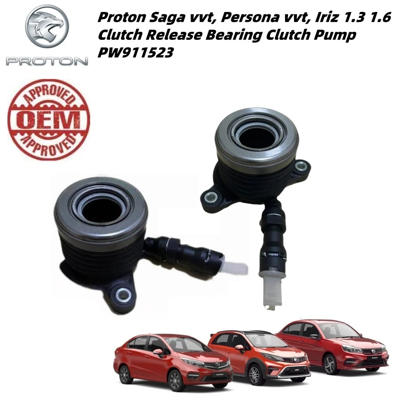 Proton Saga vvt 19-25, Persona vvt, Iriz 1.3 1.6 Clutch Release Bearing Clutch Pump PW911523