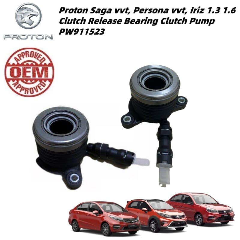 Proton Saga vvt 19-25, Persona vvt, Iriz 1.3 1.6 Clutch Release Bearing Clutch Pump PW911523