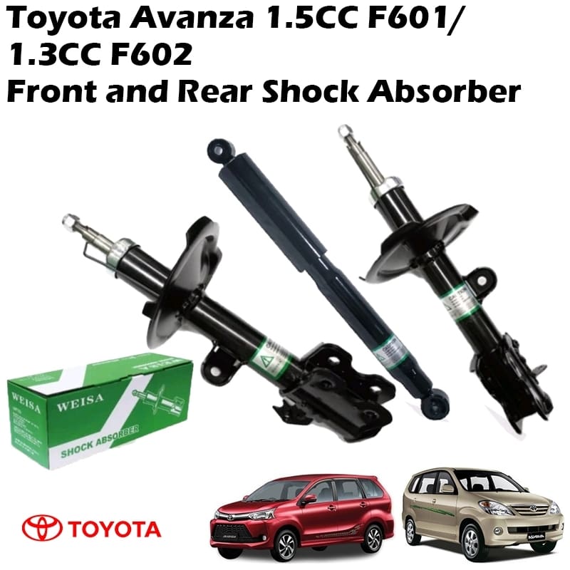 Toyota Avanza 1.5CC F601/ 1.3CC F602 Front and Rear Shock Absorber