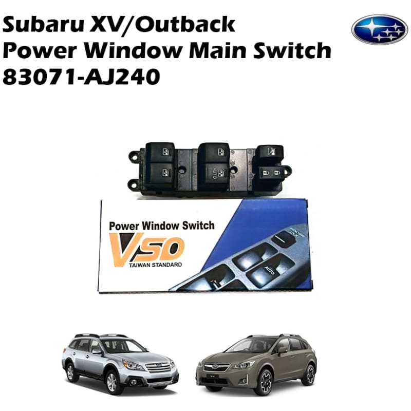 Subaru XV/Outback Power Window Main Switch 83071-AJ240