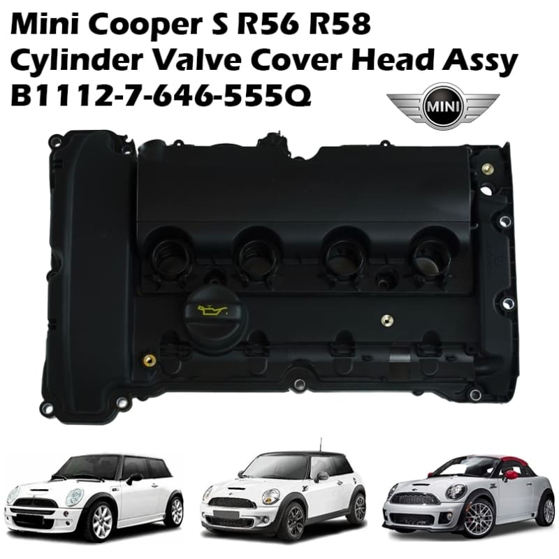 Mini Cooper S R56 R58 Cylinder Valve Cover Head Assy B1112-7-646-555Q
