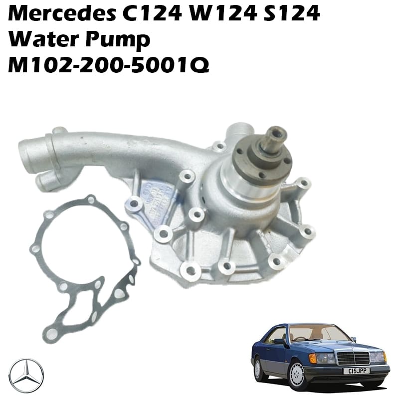 Mercedes C124 W124 S124 Water Pump M102-200-5001Q