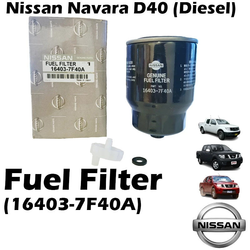 Nissan Navara D40 Diesel Fuel Filter 16403-7F40A