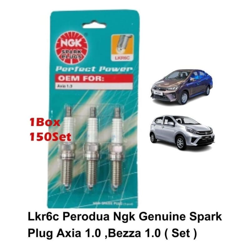 [3pcs] LKR6C PERODUA NGK GENUINE SPARK PLUG AXIA 1.0 ,BEZZA 1.0