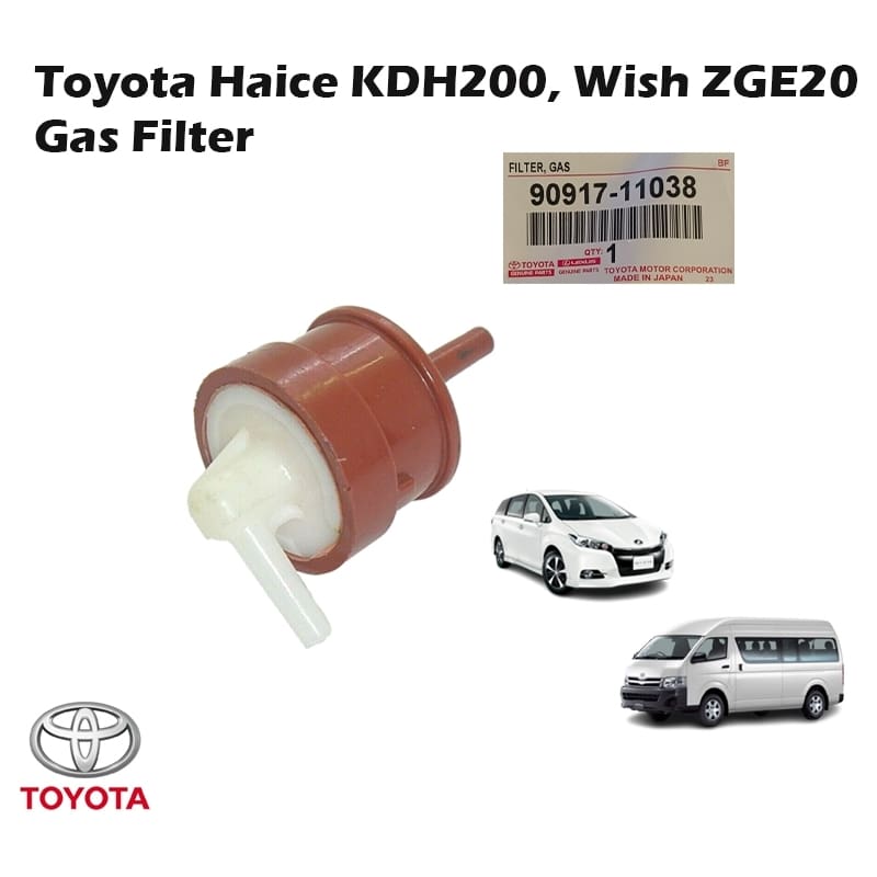 Toyota Haice KDH200, Wish ZGE20 Gas Filter(90917-11038)