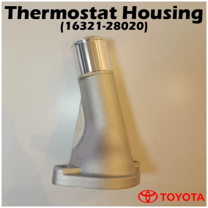 (16321-28020) Thermostat Housing Cover Water Inlet For Toyota Camry / Corolla / Highlander / Matrix / RAV4 / Solara