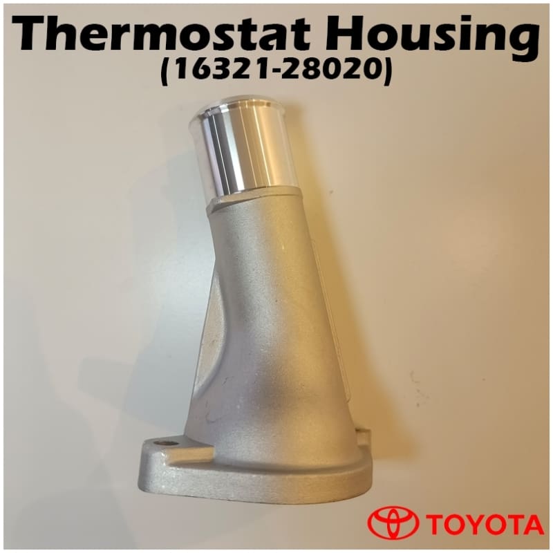 (16321-28020) Thermostat Housing Cover Water Inlet For Toyota Camry / Corolla / Highlander / Matrix / RAV4 / Solara