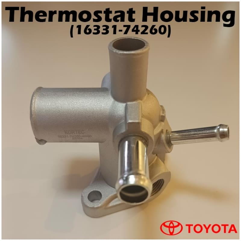 (16331-74260) Toyota Thermostat Housing Water Outlet For Toyota Celica / Camry / RAV4