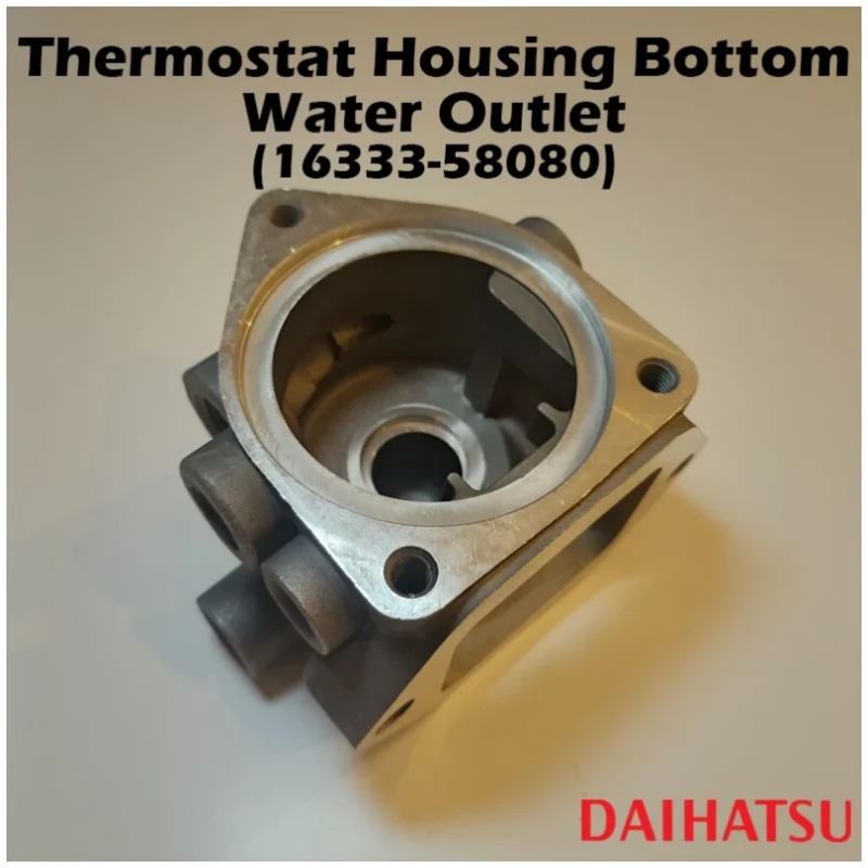 (16333-58080) Daihatsu Thermostat Housing Bottom Water Outlet For Daihatsu Dv99 116