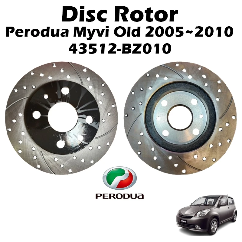 Perodua Myvi Old 2005~2010 Front Disc Rotor (43512-bz010) (Performance Type Japan)