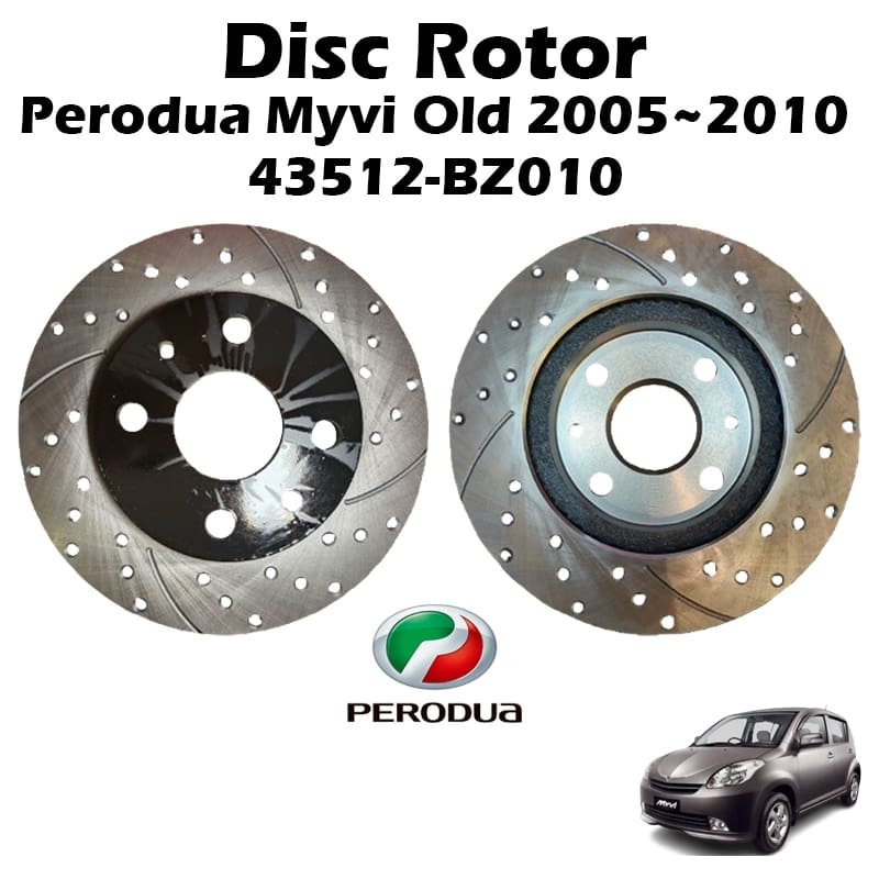 Perodua Myvi Old 2005~2010 Front Disc Rotor (43512-bz010) (Performance Type Japan)