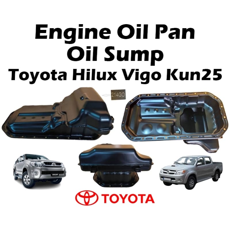 Toyota Hilux Vigo Kun25 Engine Oil Pan / Oil Sump