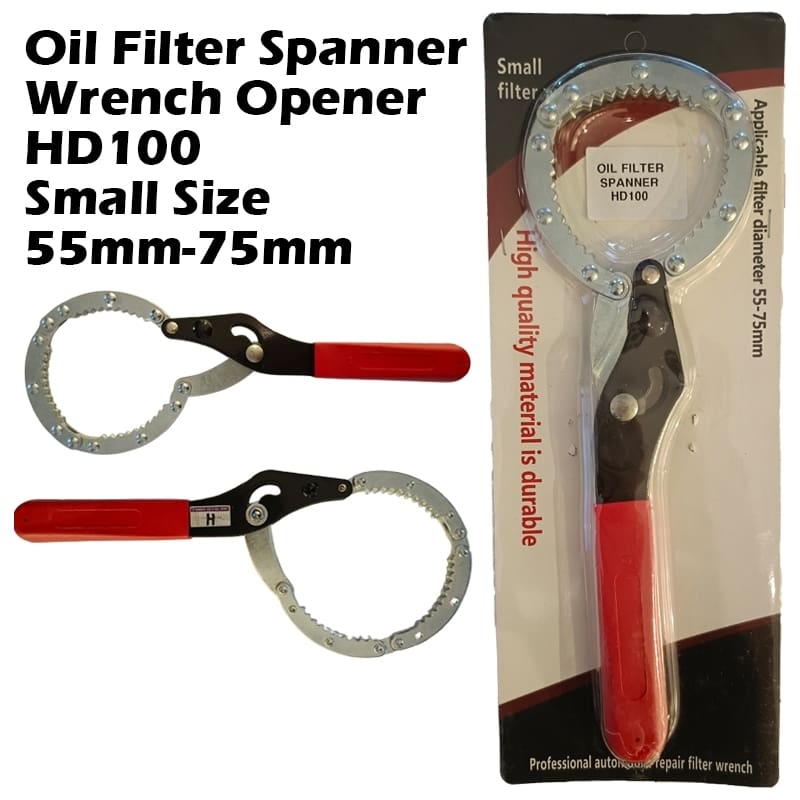 Oil Filter Spanner Wrench Opener HD100 Small Size 55mm-75mm