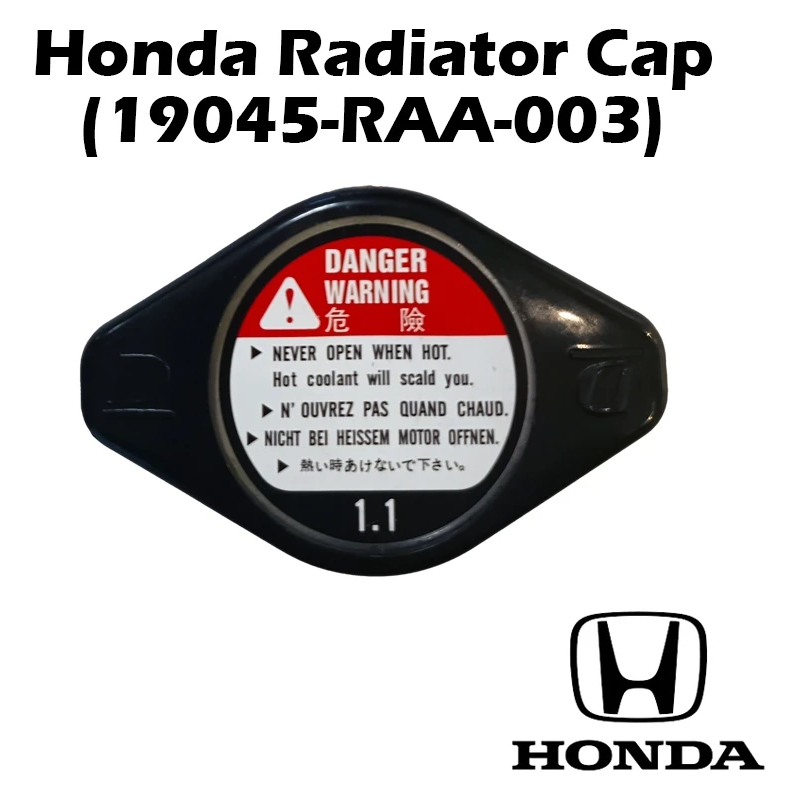 Honda Radiator Cap - 1.1 R126 Freed Insight City Jazz So4 Sv4 Hrv Brv Fd Fb Sda Tao Rn6 Crz Crv (19045-RAA-003) OEM