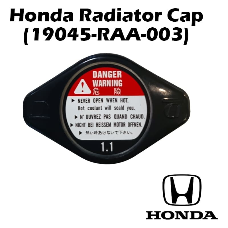 Honda Radiator Cap - 1.1 R126 Freed Insight City Jazz So4 Sv4 Hrv Brv Fd Fb Sda Tao Rn6 Crz Crv (19045-RAA-003) OEM