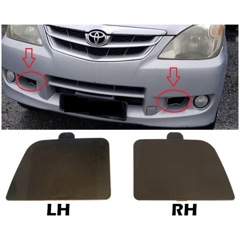 Toyota F602 Avanza 07-08 Front Bumper Side Cover Garnish LH 53113 BZ030 / RH 53112 BZ040