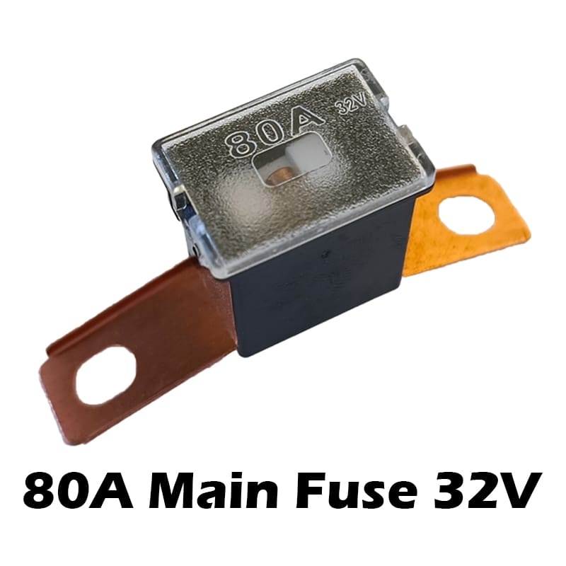80A Main Fuse 32V Automotive Fuse Black