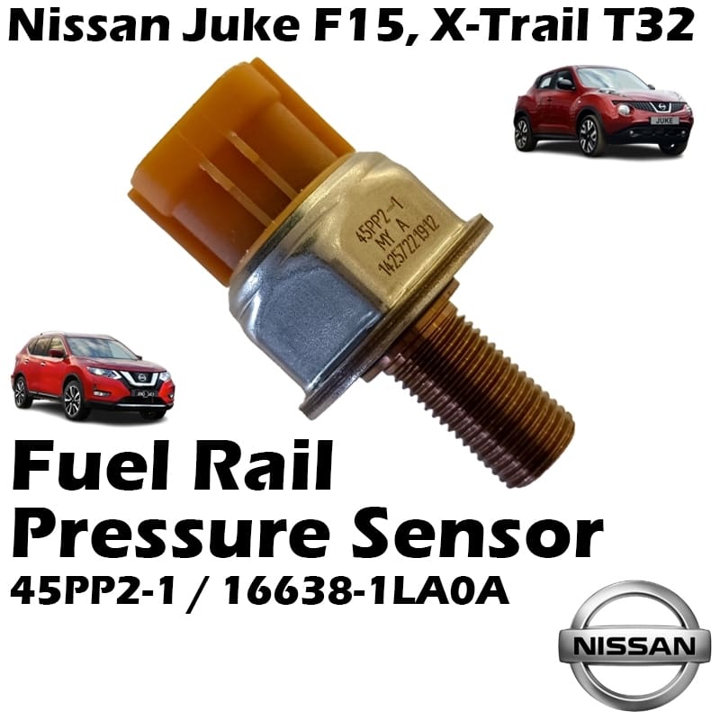 Nissan Juke F15, X-Trail T32 Fuel Rail Pressure Sensor 3Pin 45PP2-1 / 16638‑1LA0A