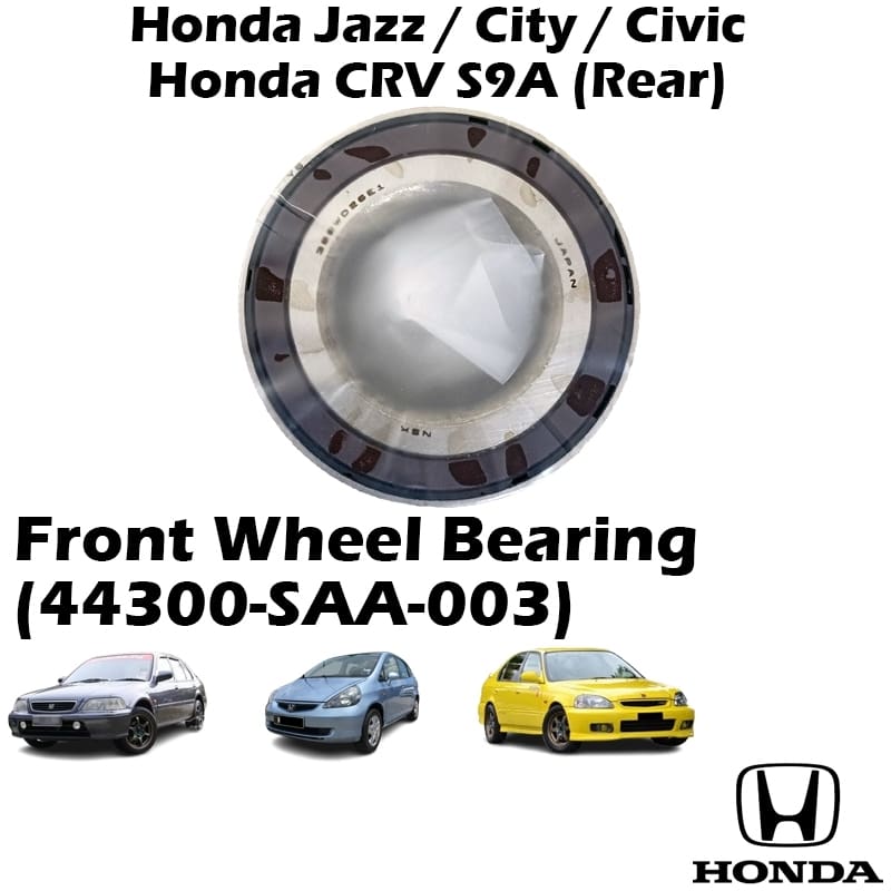 Honda Jazz SAA City SEL SX8 Civic SO4 SR4 Front Wheel Bearing 44300-SAA-003 ( CRV S9A Rear)
