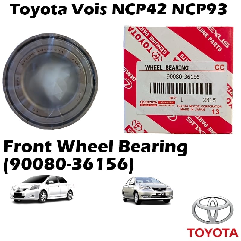 Toyota Vios NCP42 Front Wheel Bearing 90080-36156