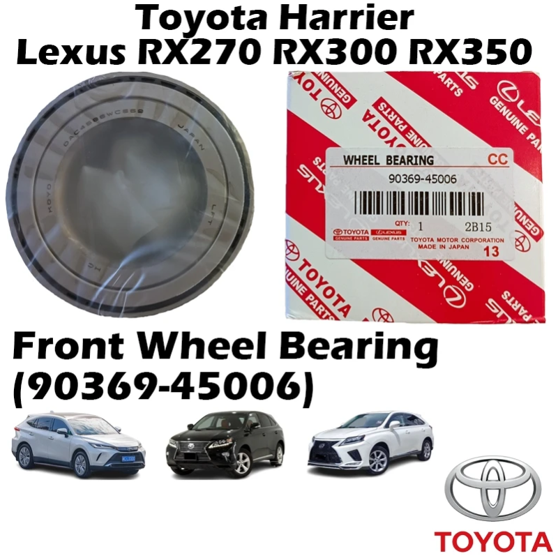 Toyota Harrier Lexus RX270 Agl10 RX350 RX450H Front Wheel Bearing 90369-45006