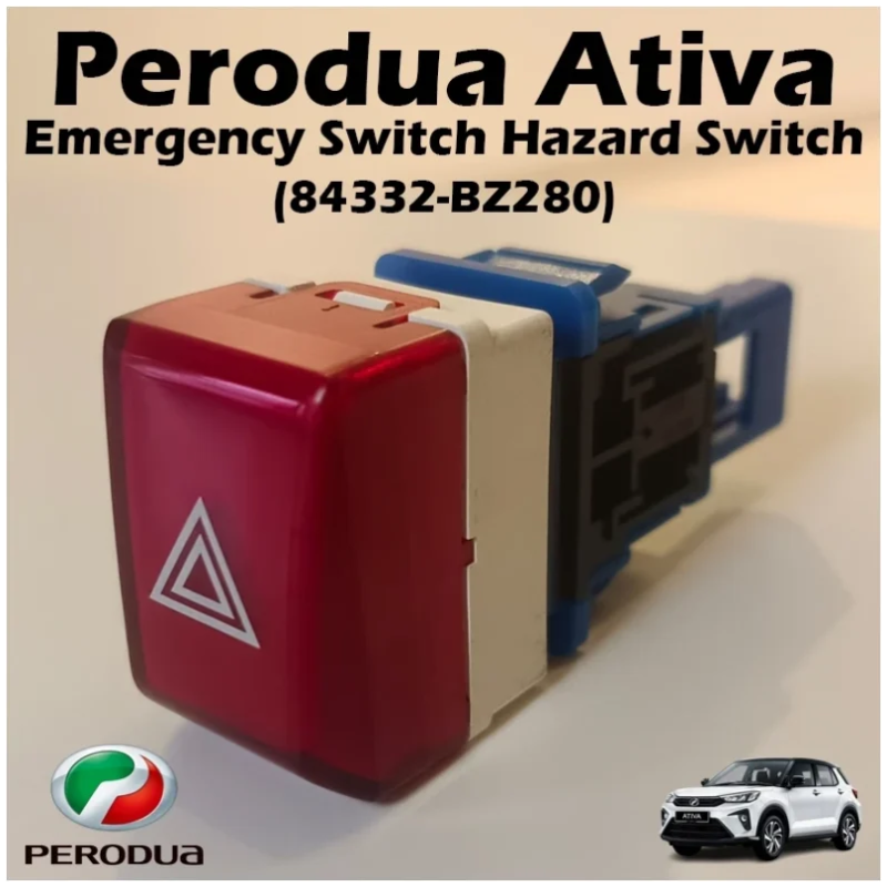 Perodua Ativa Emergency Switch Hazard Switch Double Signal Switch (84332-BZ280)