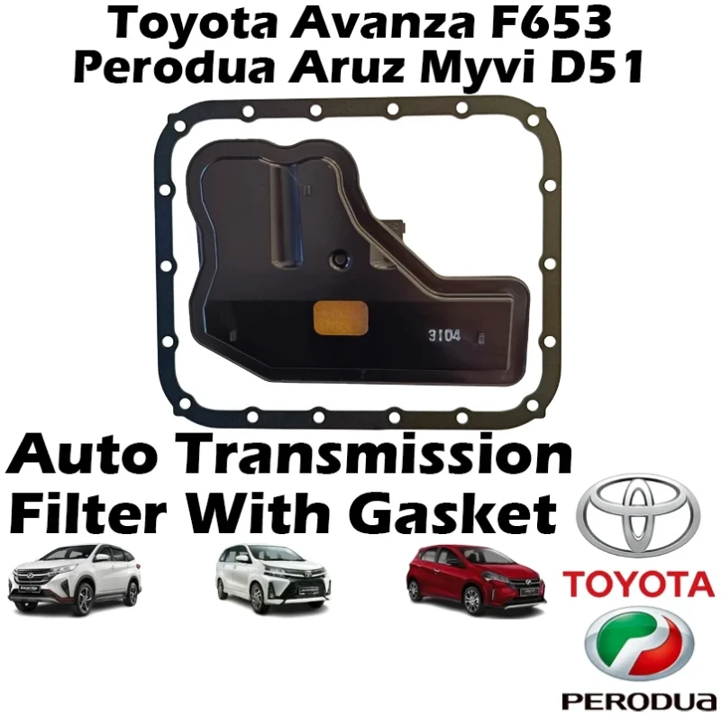 Toyota Avanza F653 Perodua Aruz Myvi D51 35303-B1010 Auto Transmission Filter Gasket 35168-B1010